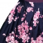 Preview: Kleid Purple mit Blumen - Strukturjersey